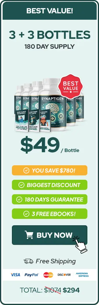 Synaptigen 6 bottles